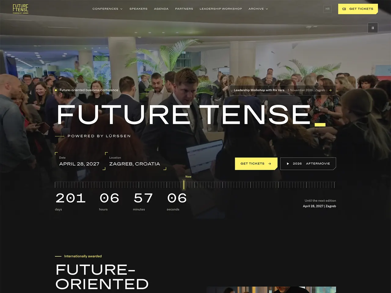 Future Tense conference homepage