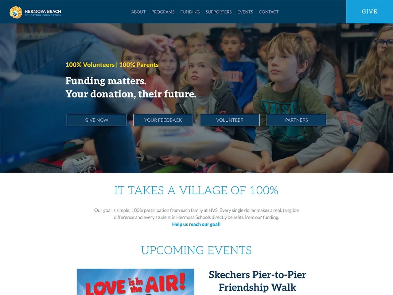 Hermosa Beach Education Foundation homepage